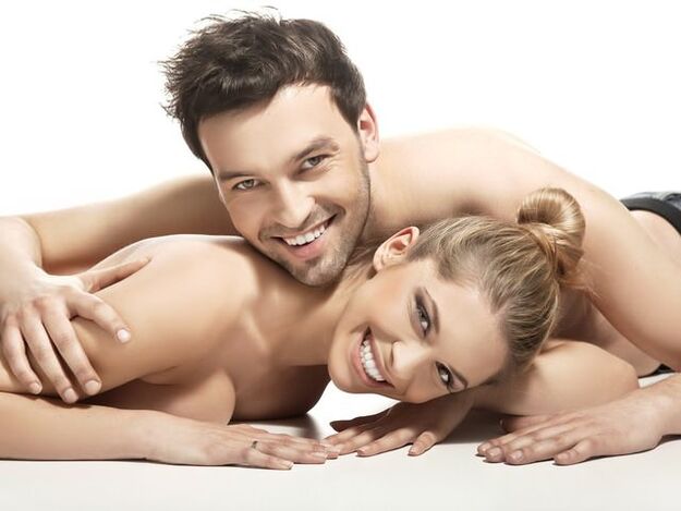 woman and man who increased potency with the products